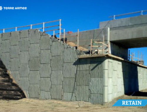 Canada: Geoquest walls on the Victor Road interchange