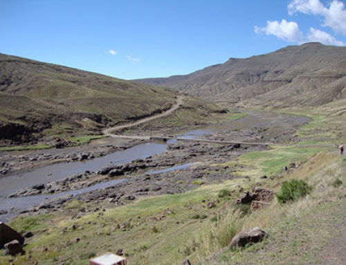 LESOTHO – A TerraTrel® bridge near Koma Koma Village